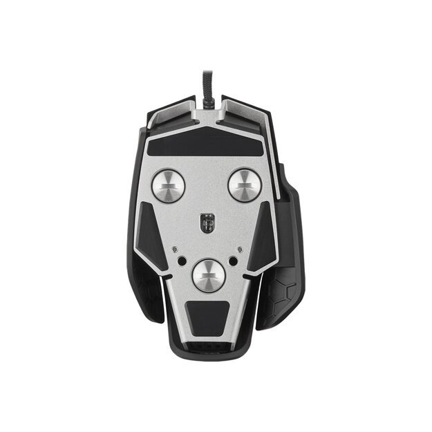 Kompiuterinė pelė belaidė CORSAIR M65 RGB ULTRA Gaming Mouse Backlit RGB LED Optical Silver ALU Black