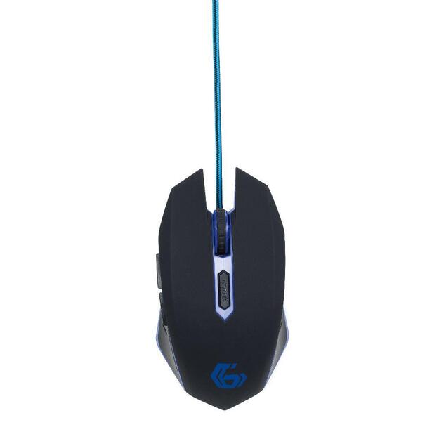 Kompiuterinė pelė laidinė MOUSE USB OPTICAL GAMING/BLUE MUSG-001-B GEMBIRD 9