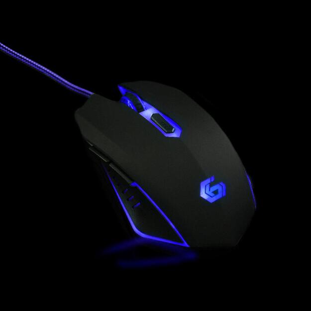 Kompiuterinė pelė laidinė MOUSE USB OPTICAL GAMING/BLUE MUSG-001-B GEMBIRD 7