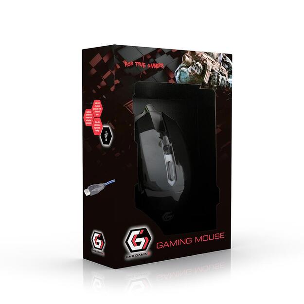 Kompiuterinė pelė laidinė MOUSE USB OPTICAL GAMING/BLUE MUSG-001-B GEMBIRD 8
