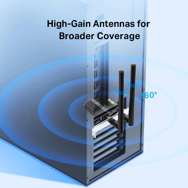 Tinklo plokštė 3000MBPS PCIE ARCHER TX50E TP-LINK