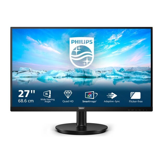 Monitorius PHILIPS 275V8LA/00 27inch FHD IPS 2560x1440 LCD TFT HDMI DP