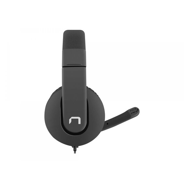 Ausinės NATEC NSL-1452 Natec HEADPHONES RHEA with MICROPHONE BLACK