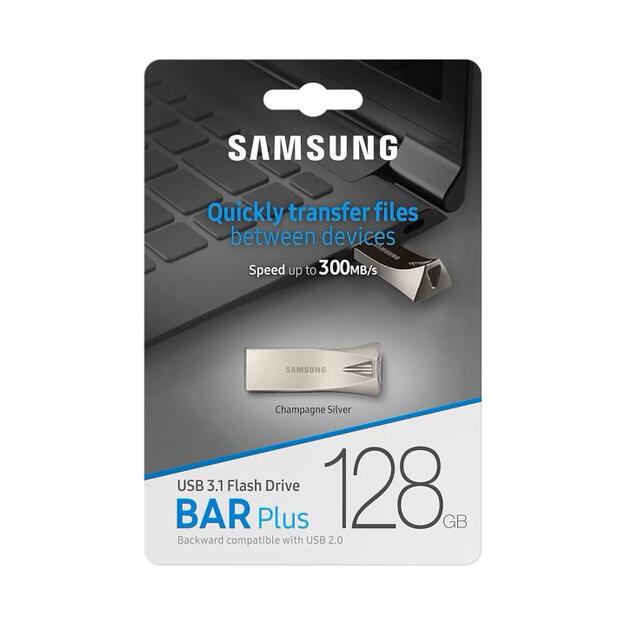 USB raktas MEMORY DRIVE FLASH USB3.1/128GB MUF-128BE3/APC SAMSUNG 15