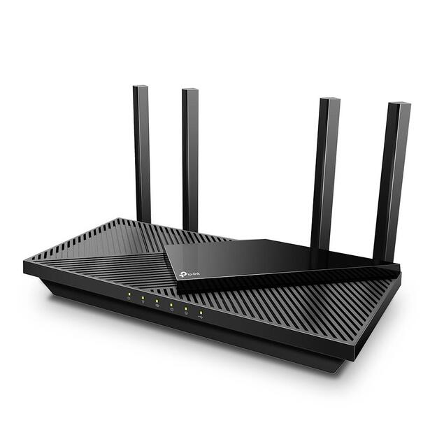 Maršrutizatorius TP-LINK AX3000 Dual-Band Wi-Fi 6 574Mbps at 2.4GHz+2402Mbps at 5GHz Gigabit WAN Port 4 LAN Ports USB 3.0 4 Antennas