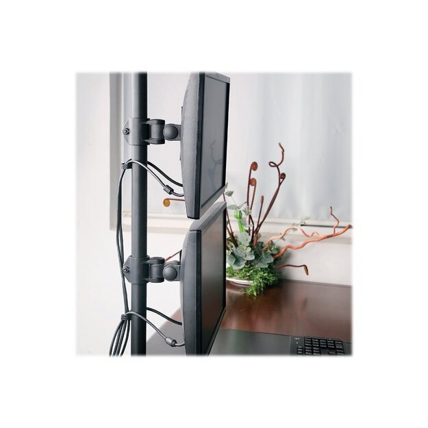 TECHLY 020690 Techly Double twin desk LED/LCD monitor arm 13-27 2x10kg vertical adjustable