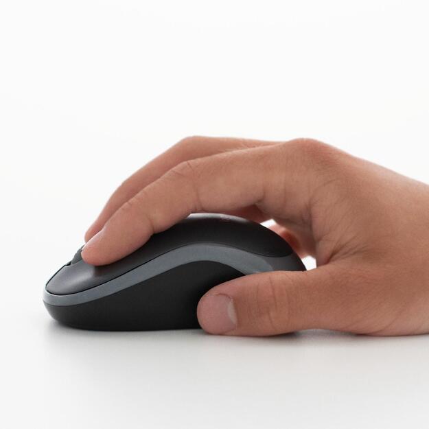 Kompiuterinė pelė belaidė OPTICAL WRL M185/GREY 910-002238 LOGITECH