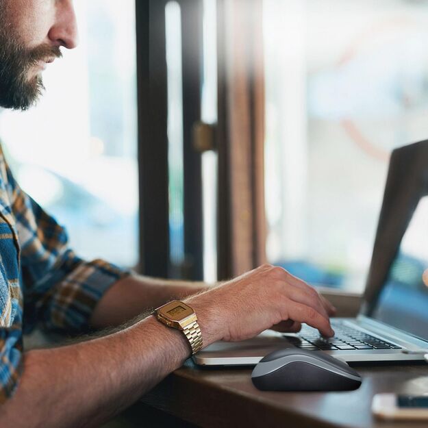 Kompiuterinė pelė belaidė OPTICAL WRL M185/GREY 910-002238 LOGITECH 40