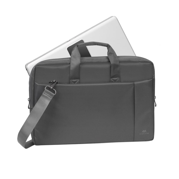 Nešiojamo kompiuterio krepšys NB CASE CENTRAL 17.3 /8251 GREY RIVACASE