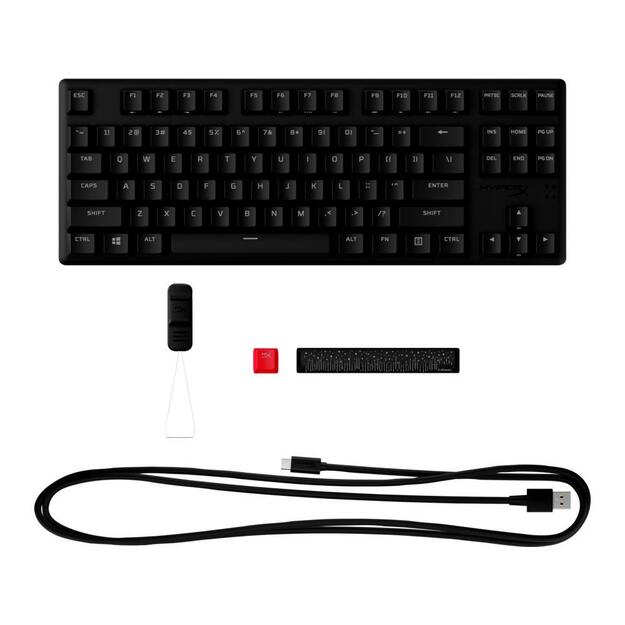 Klaviatūra laidinė ALLOY ORIGINS PBT HX/BLUE 639N4AA#ABA HYPERX