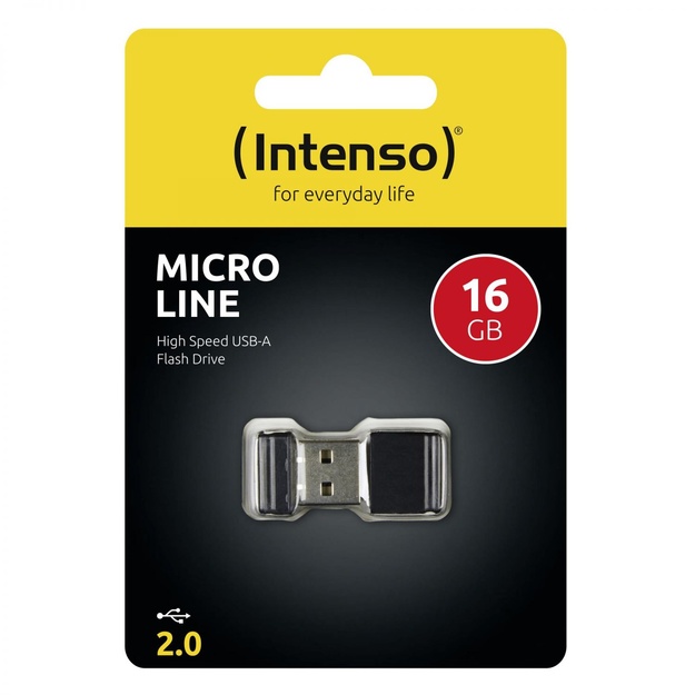 USB raktas MEMORY DRIVE FLASH USB2 16GB/3500470 INTENSO