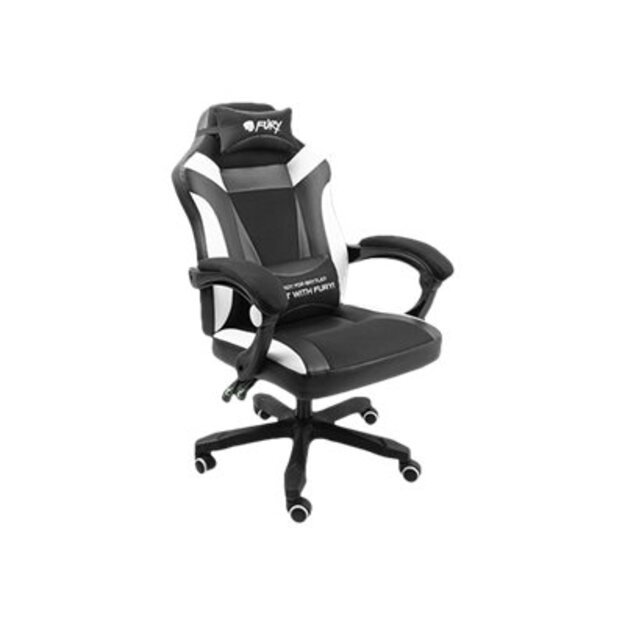 Žaidimų kėdė NATEC Fury gaming chair Avenger M+ black-white