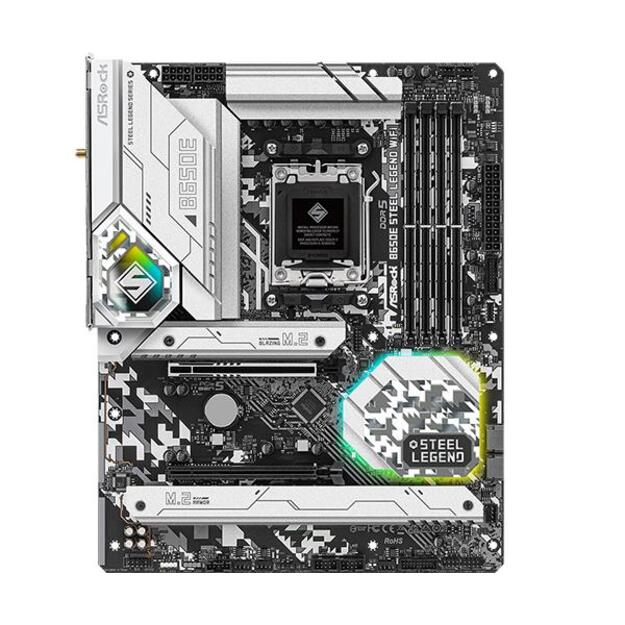 Pagrindinė plokštė ASROCK B650E STEEL LEGEND WIFI AM5 ATX DDR5 2xSATA3 2xHyper M.2