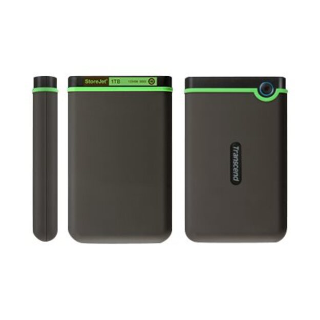 Išorinis kietasis diskas HDD |TRANSCEND|StoreJet|2TB|USB 3.0|Colour Green|TS2TSJ25M3S