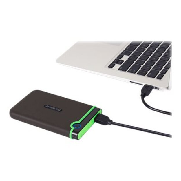 Išorinis kietasis diskas HDD |TRANSCEND|StoreJet|2TB|USB 3.0|Colour Green|TS2TSJ25M3S