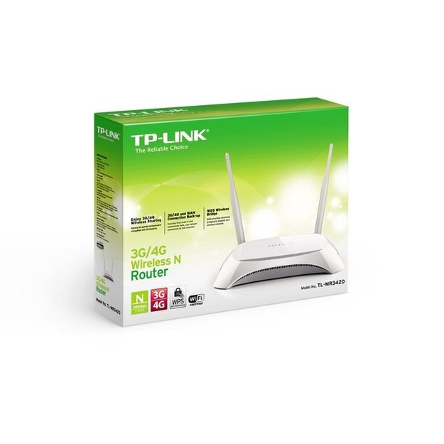 WRL 3G/4G ROUTER 10/100M/4PORT TL-MR3420 TP-LINK