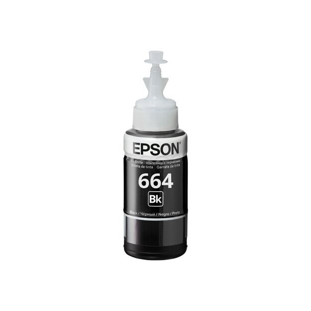 EPSON T6641 BLACK INK BOTTLE 70ML
