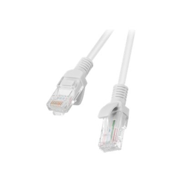 Patch kabelis LANBERG PCU6-20CC-0025-S RJ45 cat. 6 UTP 0.25m Gray, 10-pack