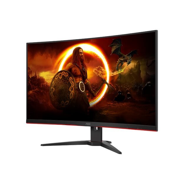 Monitorius AOC CQ32G2SE/BK 31.5inch monitor HDMI DisplayPort