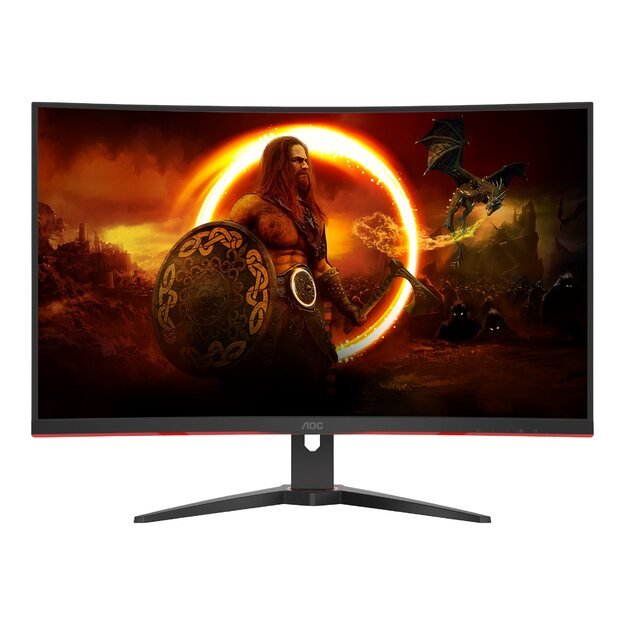 Monitorius AOC CQ32G2SE/BK 31.5inch monitor HDMI DisplayPort