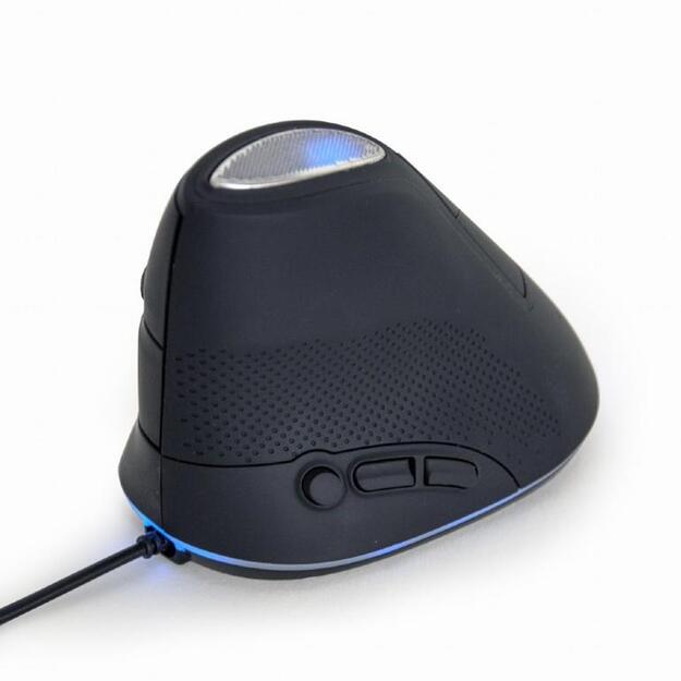 Kompiuterinė pelė laidinė MOUSE USB OPTICAL SPACEGREY/ERGONOMIC MUS-ERGO-03 GEMBIRD