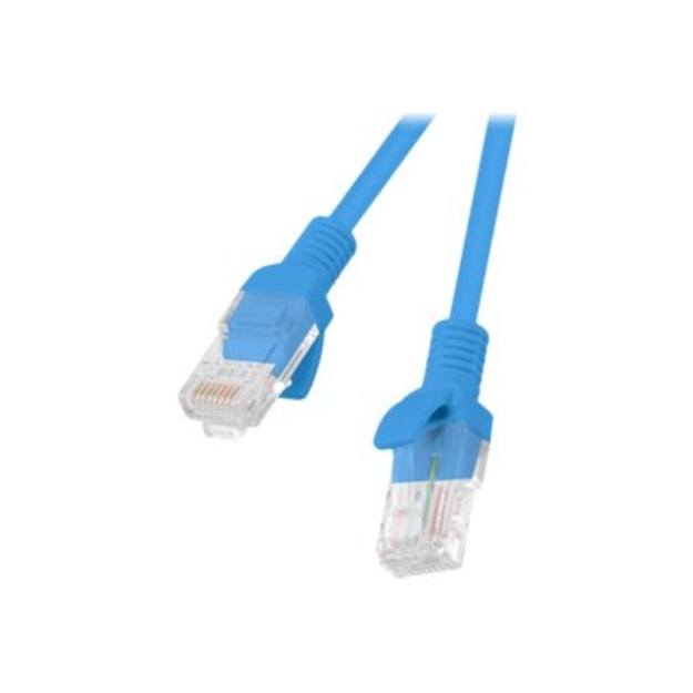 Patch kabelis LANBERG PCU6-10CC-1500-B RJ45 cat. 6 UTP 15m blue