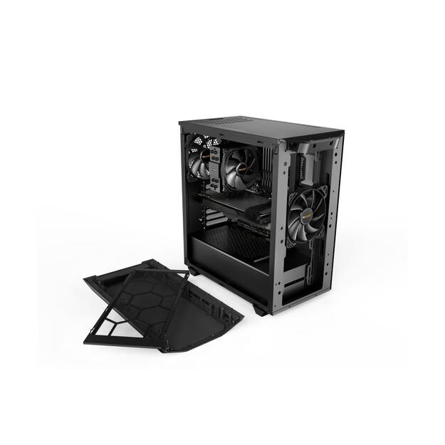 Kompiuterio korpusas |BE QUIET|Pure Base 500 Window Black|MidiTower|Not included|ATX|MicroATX|MiniITX|Colour Black|BGW34