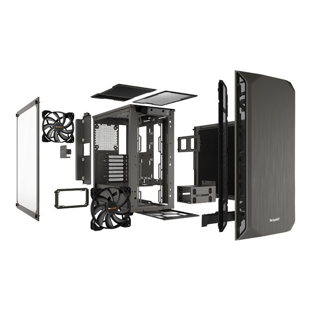 Kompiuterio korpusas |BE QUIET|Pure Base 500 Window Black|MidiTower|Not included|ATX|MicroATX|MiniITX|Colour Black|BGW34