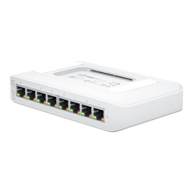 Komutatorius UBIQUITI UniFi Switch Lite 8 Gigabit RJ45 ports including 4x 802.3at PoE+ 30