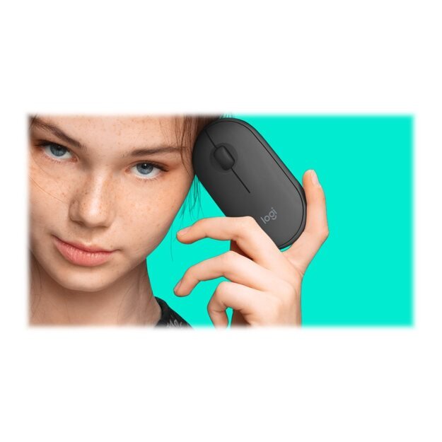 Klaviatūra + pelė komplektas LOGITECH Slim Wireless Keyboard and Mouse Combo MK470 - GRAPHITE - US INTNL - INTNL 39