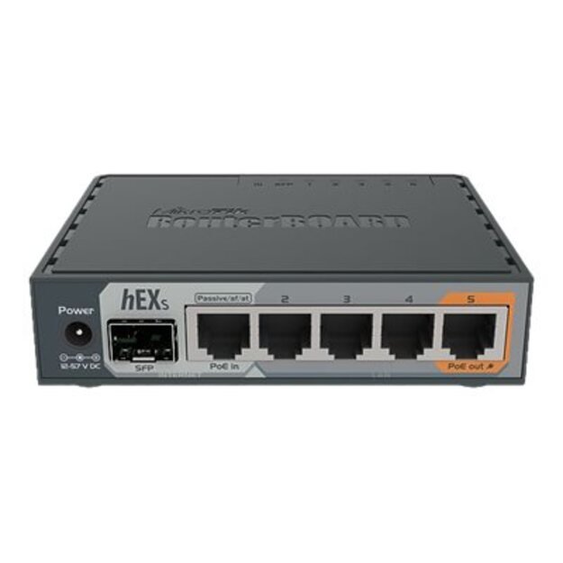 Maršrutizatorius NET ROUTER 10/100/1000M 5PORT/HEX S RB760IGS MIKROTIK