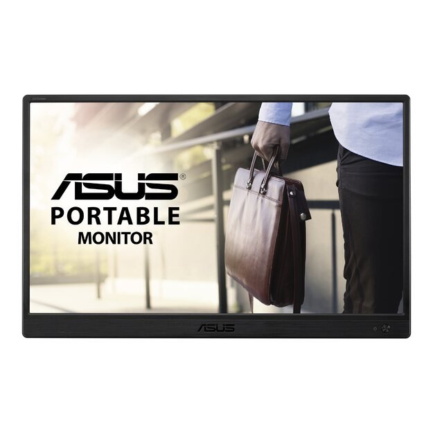 Monitorius ASUS MON MB165B 15.6inch Mobile TN WXGA 10ms Tr+Tf 60Hz 220cd/m2 3-year warranty Exchange on site D+1