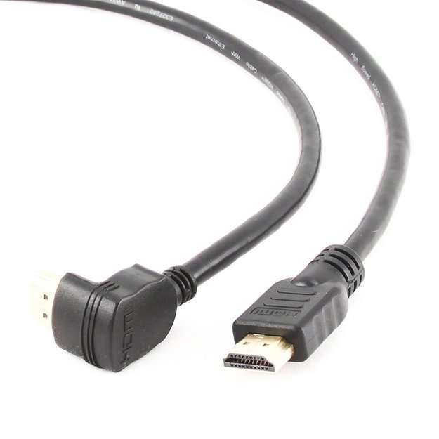 Vaizdo kabelis HDMI-HDMI 1.8M V2.0/90DEG. CC-HDMI490-6 GEMBIRD