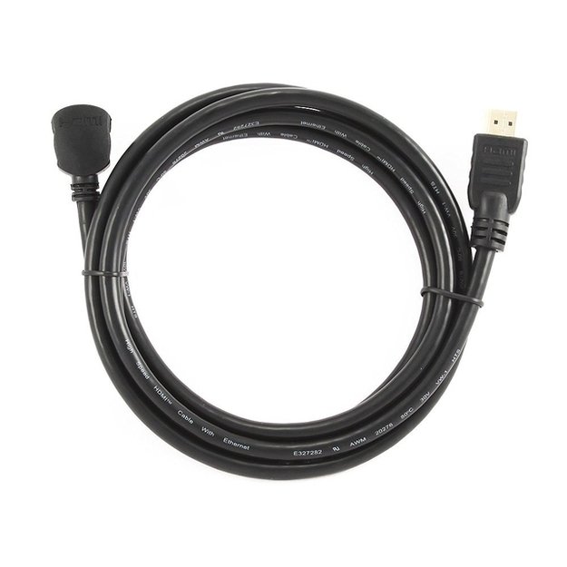 Vaizdo kabelis HDMI-HDMI 1.8M V2.0/90DEG. CC-HDMI490-6 GEMBIRD