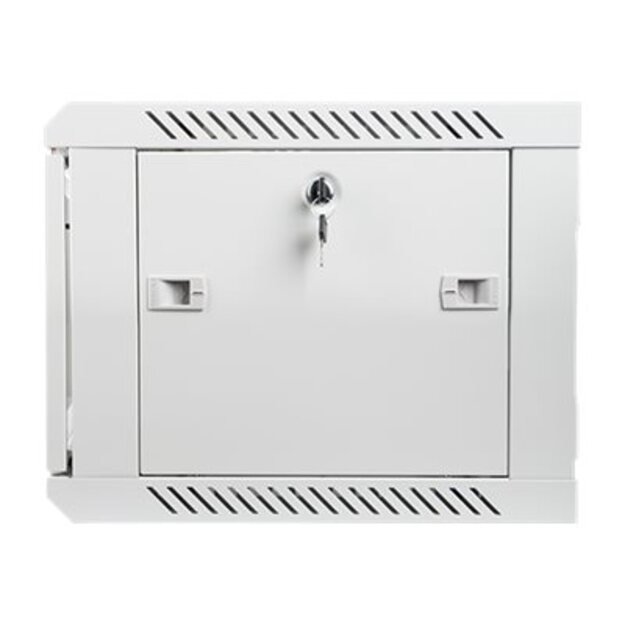 Komutacinė spinta pakabinama LANBERG WF01-6406-10S rack 19 demounted flat pack 6U/600x450mm gray 4