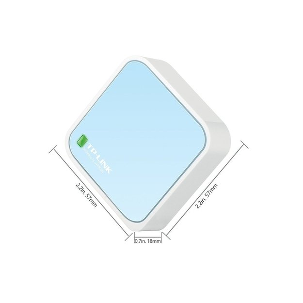 Maršrutizatorius TP-LINK 300Mbps  USB 2.0 1x10 100M TL-WR802N