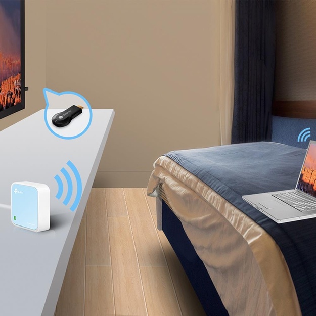 Maršrutizatorius TP-LINK 300Mbps  USB 2.0 1x10 100M TL-WR802N