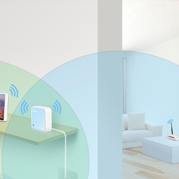 Maršrutizatorius TP-LINK 300Mbps  USB 2.0 1x10 100M TL-WR802N