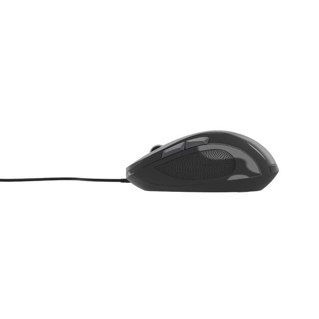 Kompiuterinė pelė laidinė MOUSE USB OPTICAL BLACK/GREY/MUS-6B-01-BG GEMBIRD 6