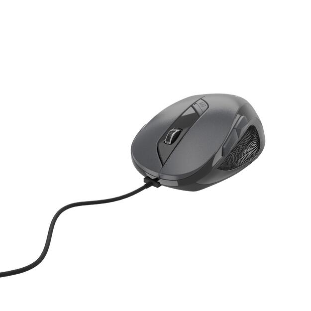 Kompiuterinė pelė laidinė MOUSE USB OPTICAL BLACK/GREY/MUS-6B-01-BG GEMBIRD 7