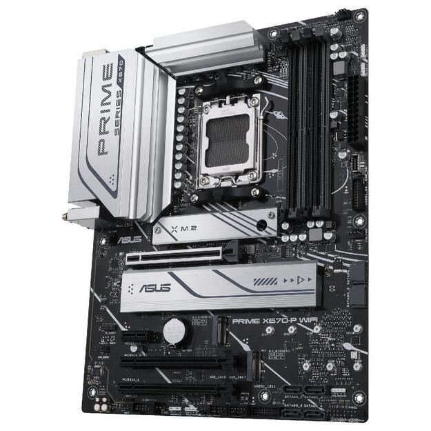 Pagrindinė plokštė|ASUS|AMD X670|SAM5|ATX|Memory DDR5|Memory slots 4|1xPCI-Express 3.0 1x|3xPCI-Express 4.0 16x|3xM.2|1xHDMI|1xDisplayPort|2xUSB 2.0|7xUSB 3.2|1xUSB-C|1xPS/2|1xRJ45|3xAudio port|PRIMEX670-PWIFI