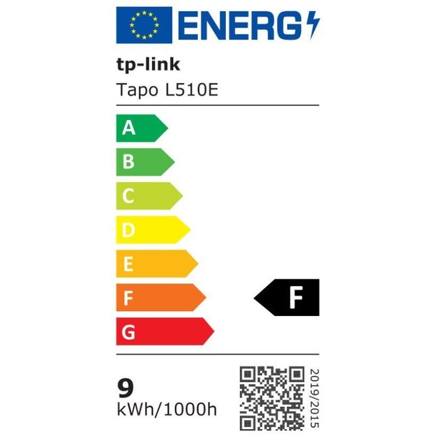 Išmanioji lemputė TP-LINK 8.7W 806 Lumen 2700 K 220-240 V Beam angle 220 degrees TAPOL510E
