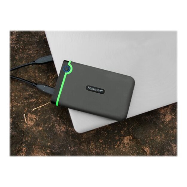 Išorinis kietasis diskas HDD |TRANSCEND|StoreJet|TS2TSJ25M3C|2TB|USB 3.1|Colour Green|TS2TSJ25M3C