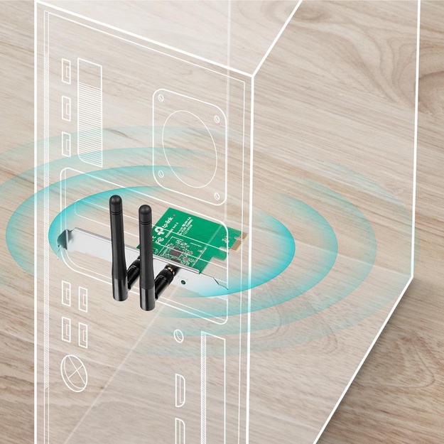 Tinklo plokštė 300MBPS PCIE TL-WN881ND TP-LINK