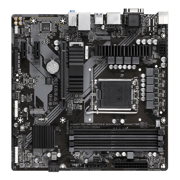 Pagrindinė plokštė MB B760 S1700 MATX/B760M DS3H DDR4 GIGABYTE