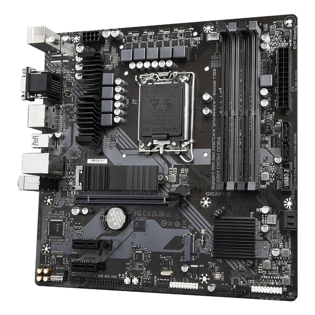 Pagrindinė plokštė MB B760 S1700 MATX/B760M DS3H DDR4 GIGABYTE