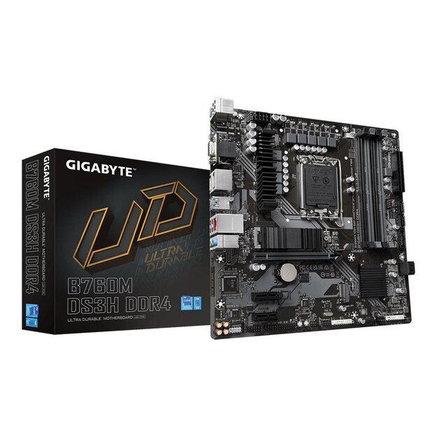 Pagrindinė plokštė MB B760 S1700 MATX/B760M DS3H DDR4 GIGABYTE 4