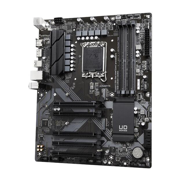 Pagrindinė plokštė GIGABYTE B760 DS3H LGA1700 4xDDR4 4xSATA 2xM.2 1xDP 1xHDMI 7