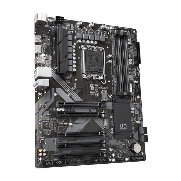 Pagrindinė plokštė GIGABYTE B760 DS3H LGA1700 4xDDR4 4xSATA 2xM.2 1xDP 1xHDMI 6