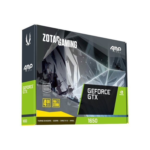 Vaizdo plokštė ZOTAC GAMING GeForce GTX 1650 AMP CORE GDDR6
